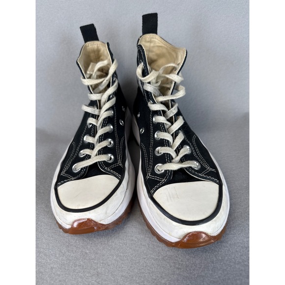 Converse Run‎ Star Hike High Top Platform Sneakers Black White Womens 6.5 Mens 5 - Picture 4 of 11